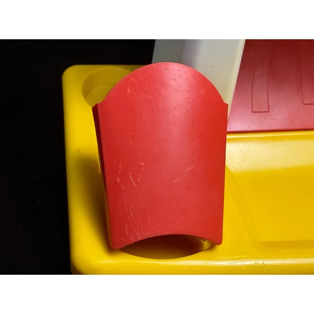 Vintage McDonalds French Fry Maker Toy Set: Manual Crank Kitchen Play 90s
